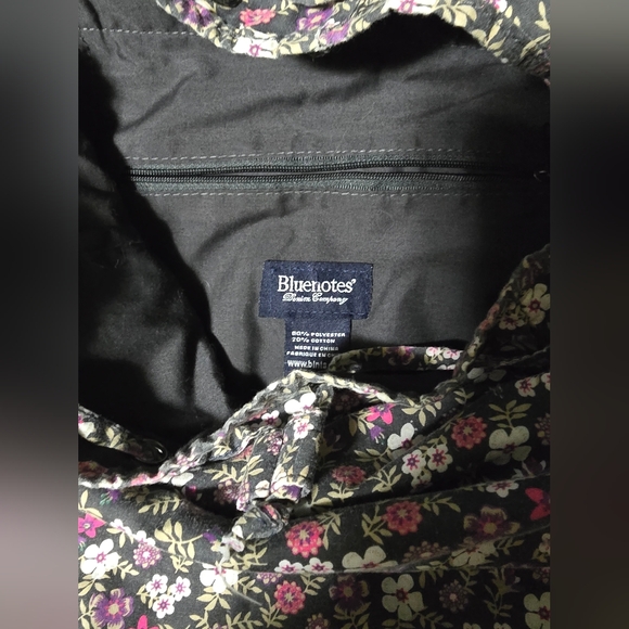 #381 Bluenotes Cotton Floral Backpack - Picture 4 of 8
